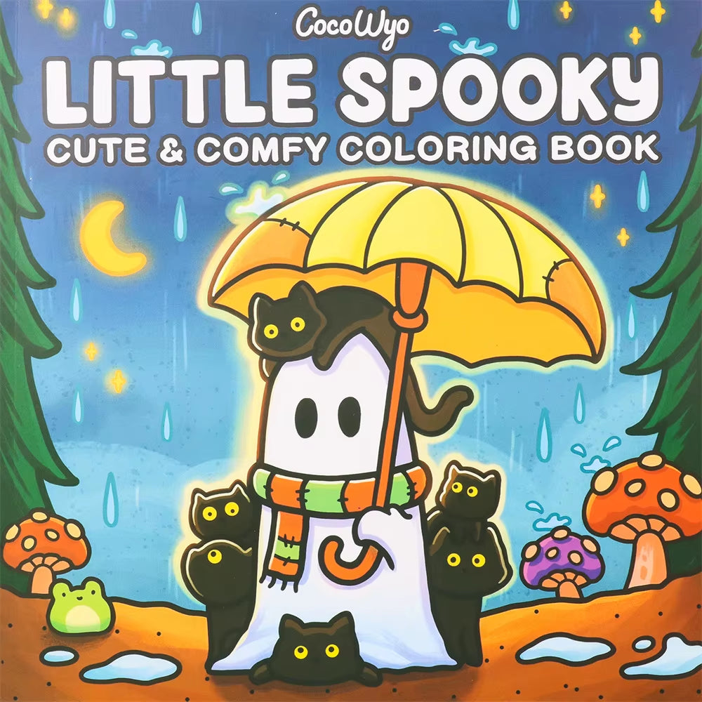 Trippy & Groovy Halloween Spectre Coloring Book: Adorable Creepy Creatures for Adults and Teens - Perfect Creative Gift!