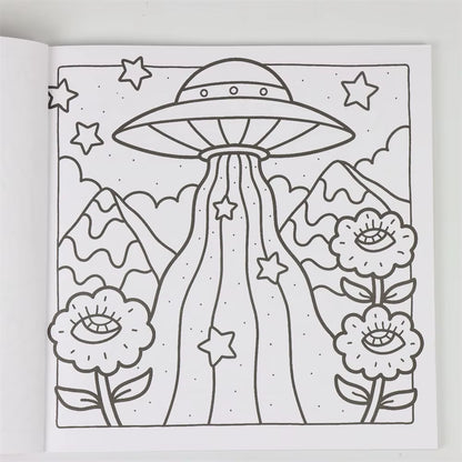 Trippy & Groovy Halloween Spectre Coloring Book: Adorable Creepy Creatures for Adults and Teens - Perfect Creative Gift!